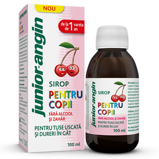 Junior Angin, Sirop pentru copii, 100ml, Divapharma