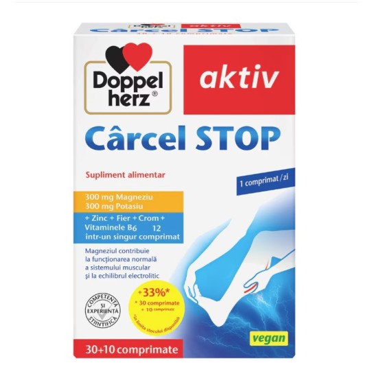 Doppelherz Aktiv Carcel STOP, 30 + 10 comprimate