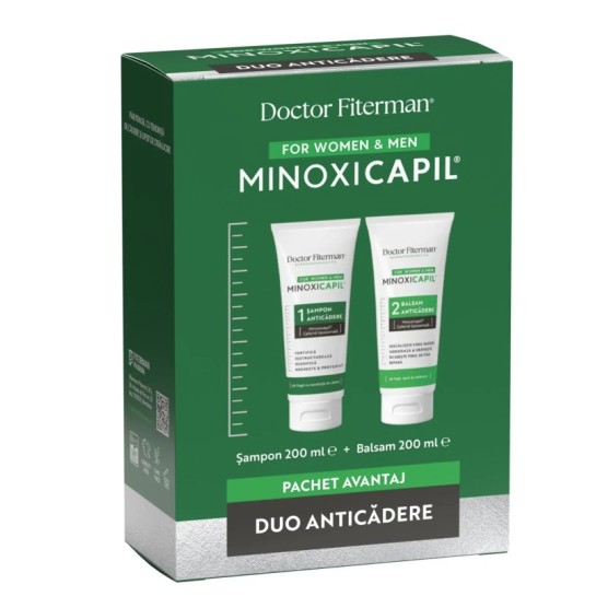 Doctor Fiterman Minoxicapil Pachet anticadere - Sampon + Balsam de par 200ml