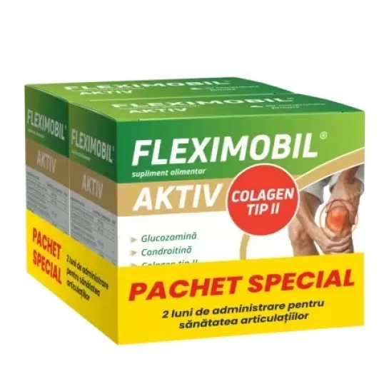 Fleximobil Aktiv, 120 comprimate filmate, Pachet Special, Fiterman Pharma