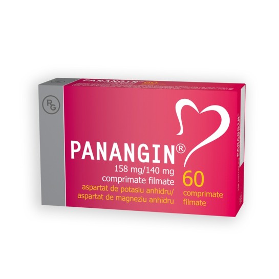 Panangin, 158mg/140mg, 60 comprimate filmate, Gedeon Richter