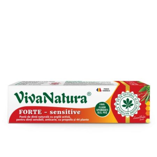 Pastă de dinti Gennadent forte, 80 ml, VivaNatura