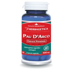 Pau D’Arco, 30 capsule, Herbagetica