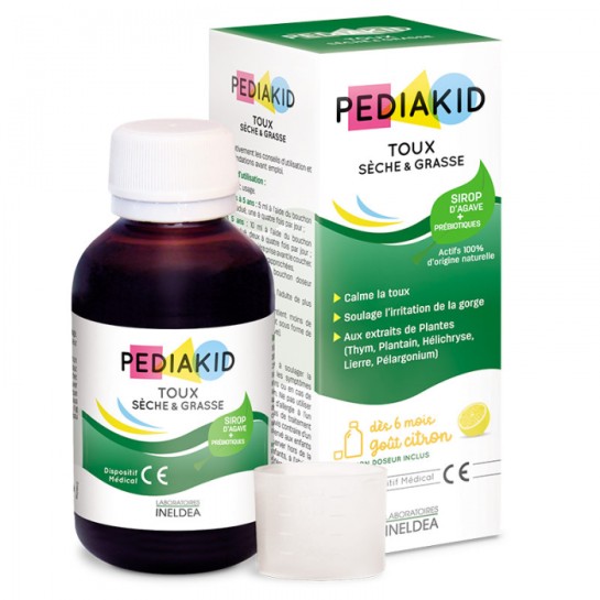 Pediakid Sirop Tuse Seaca si Productiva, 125ml, Laboratoires Ineldea