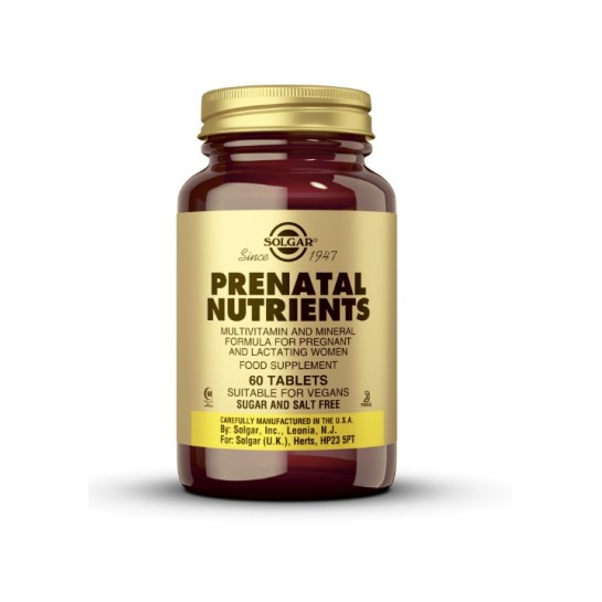 Prenatal nutrient, 60 tablete, Solgar