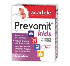 Prevomit kids aroma de coacaze 3 ani+ 6 acadele