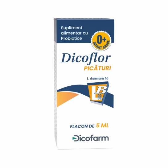 Dicoflor, Probiotic picaturi, 5ml, Dicofarm