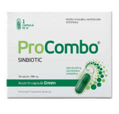 ProCombo, probiotic si prebiotic, 10 capsule, Vitaslim