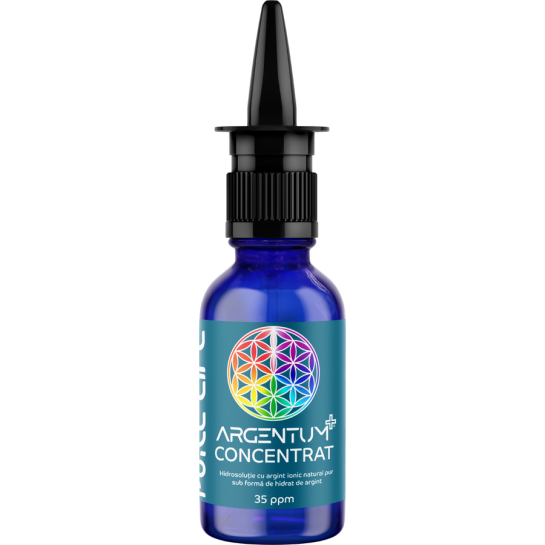 Argentum+ 35ppm 30ml cu Pulverizator Nazal, Pure Life, Agnes Itara