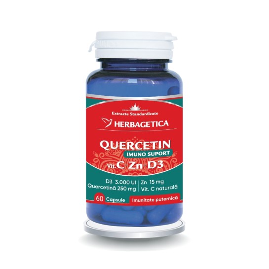 Quercetin Imuno Suport, 60 Capsule, Herbagetica