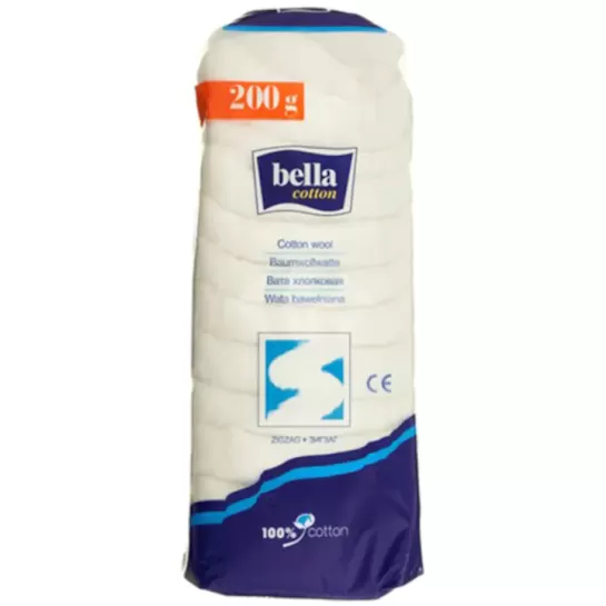 Vata bumbac, 200 g, Bella