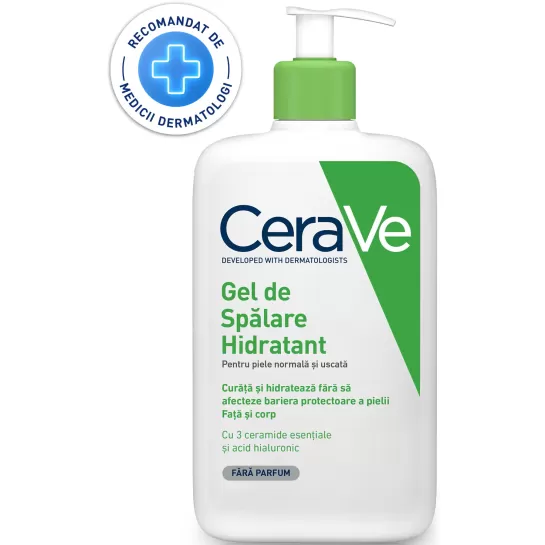 CeraVe Gel de spalare hidratant piele normal-uscată 236ml