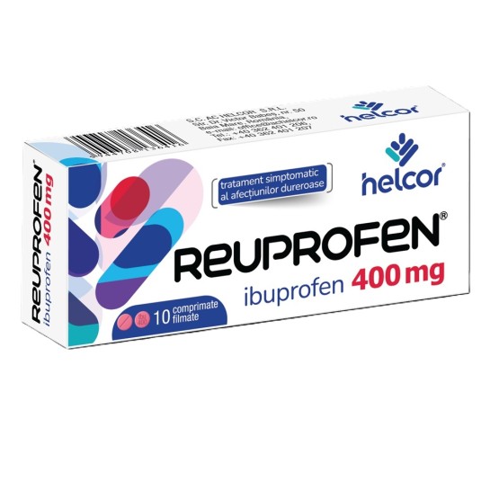 Reuprofen 400mg, 10 comprimate filmate, Helcor