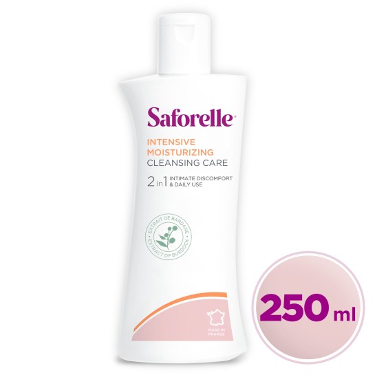 SAFORELLE Gel ingrijire intima si corporala ultrahidratant, 2 in 1 intensive moisturizing, 250 ml