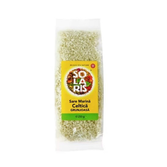 Sare marina grunjoasa celtica, 250g, Solaris