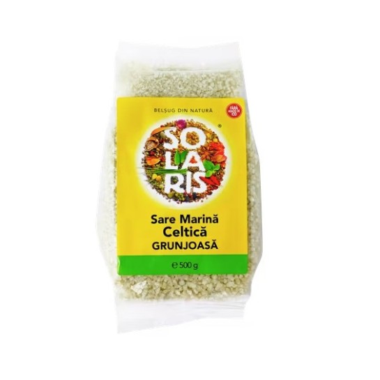 Sare marina grunjoasa celtica, 500g, Solaris