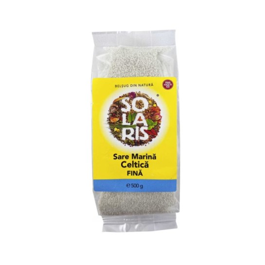 Sare marina fina celtica 500gr Solaris