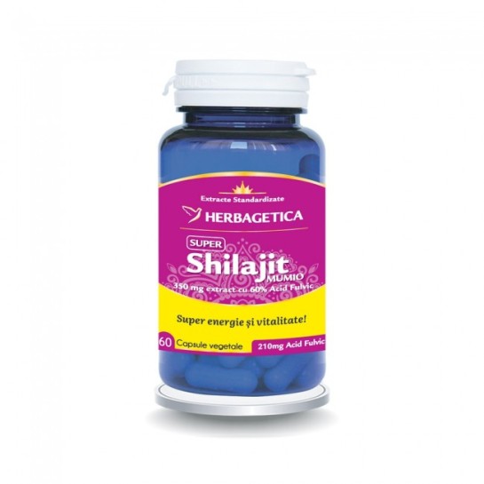 Super shilajit mumio 60 capsule, Herbagetica