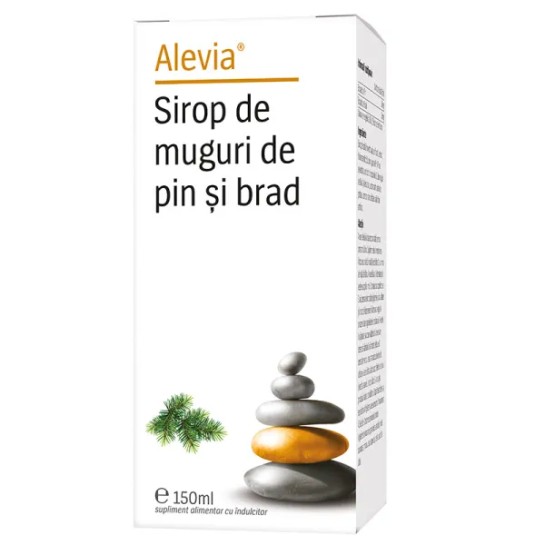 Sirop de muguri de pin și brad 150 ml, Alevia
