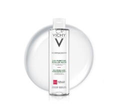 VICHY Normaderm Solutie micelara 3 in 1 pentru curatarea tenul sensibil cu imperfectiuni 200ml