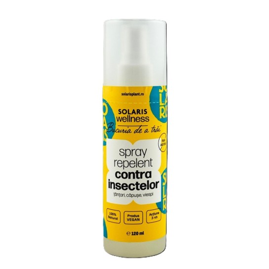 Spray repelent contra insectelor (tantari, capuse, viespi) 120ml Solaris