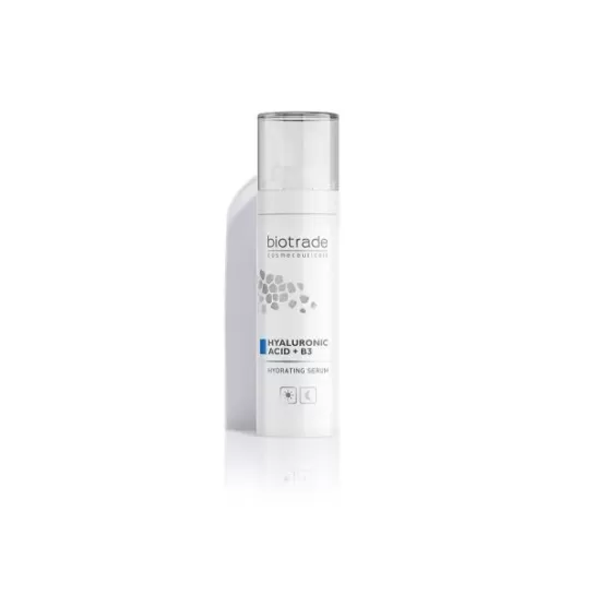 Ser hidratant cu acid Hyaluronic + B3 (și niacinamidă) 30ml, Biotrade
