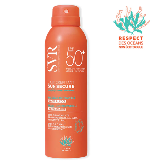 SVR Sun Secure Crepitant Lapte cu protectie solara SPF 50+, 200 ml