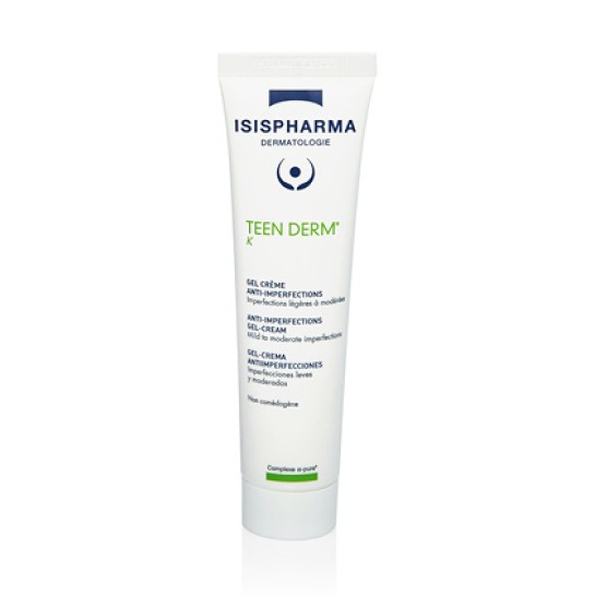 Teen derm k,  Gel-crema anti-imperfectiuni 30 ml, Isispharma