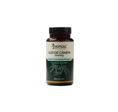 Ulei de canepa, 1000 mg, 60 capsule moi, Hofigal