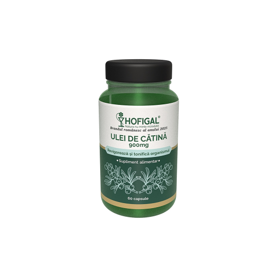 Ulei de catina, 900 mg, 60 capsule, Hofigal