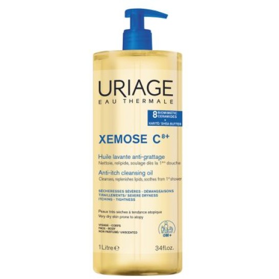 Uriage Xemose C8+ Ulei de curatare anti-prurit. 1000ml