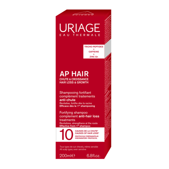 Uriage AP Hair, Sampon fortifiant impotriva caderii parului, 200ml