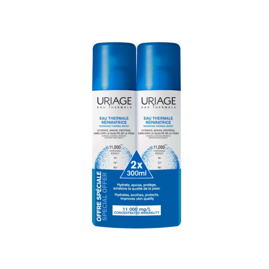 Uriage Apa termala reparatoare spray 300ml, pachet promotional