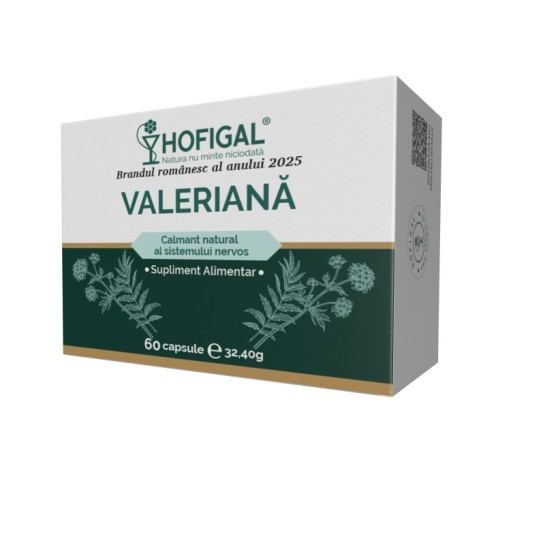 Valeriana, 60 capsule, Hofigal