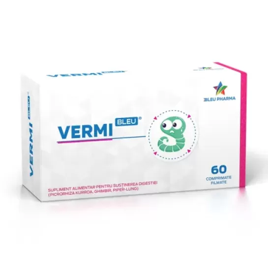 Vermibleu, 60 comprimate, Bleu Pharma