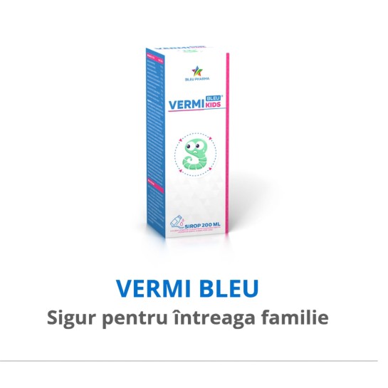 Vermibleu kids sirop 150ml, Bleu Pharma