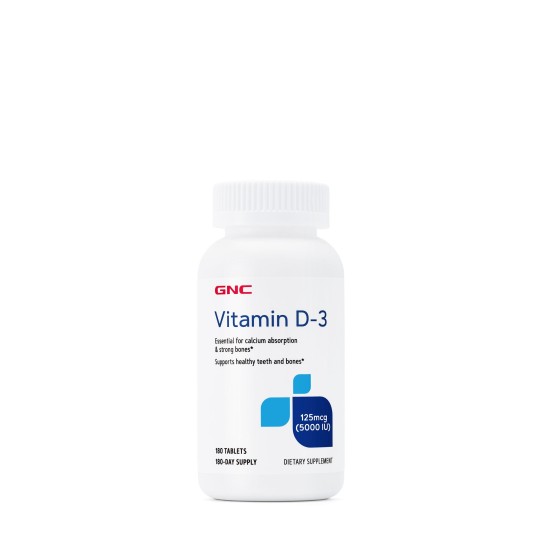 Vitamin d3 125mcg (5000ui) 180 tablete, GNC