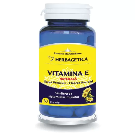 Vitamina E 60 capsule, Herbagetica