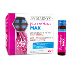 Ferrobine Max, Fe + Zn + Vitamine, 20 fiole, Marnys