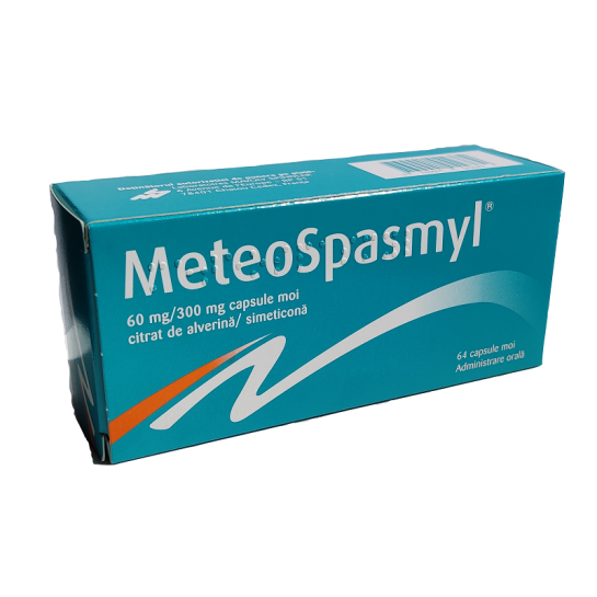Meteospasmyl 60mg/300mg, 64 capsule moi, Lab. Mayoly