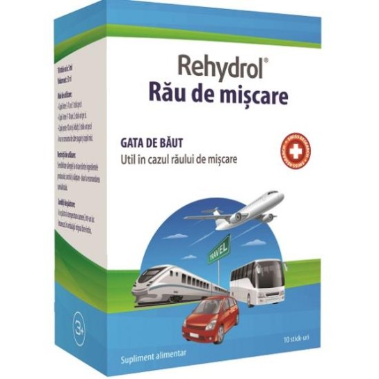 Rehydrol rau de miscare, 10 stick-uri, MBA Pharma