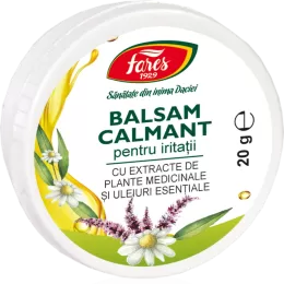 Balsam calmant pentru iritatii, crema 20g, Fares