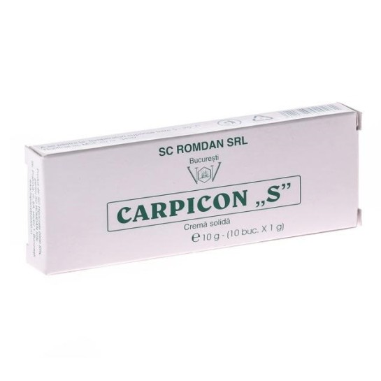 Carpicon S – Supozitoare, 10 g, Romdan