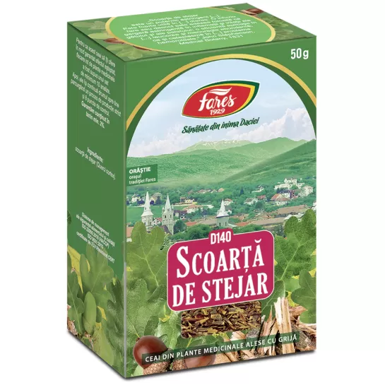 Ceai Stejar scoarta D140, 50g, Fares