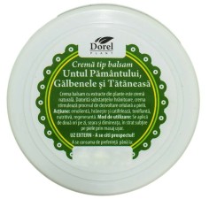 Crema tip balsam cu untul pamantului, galbenele si tataneasa, 100g, Dorel Plant 