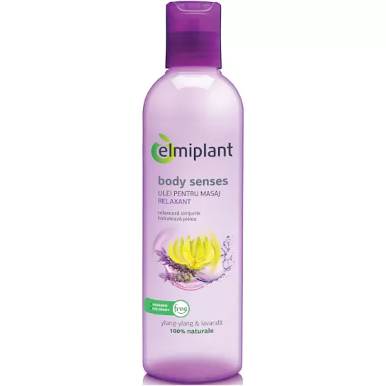 Ulei de masaj relaxant cu lavanda, 250ml, Elmiplant 