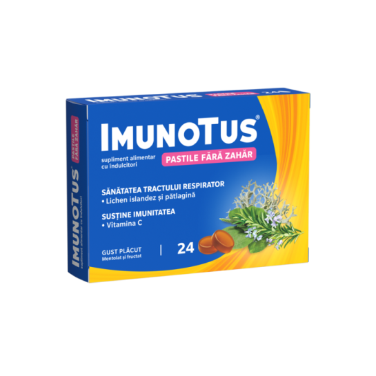 Imunotus, 24 pastile fara zahar, Fiterman Pharma