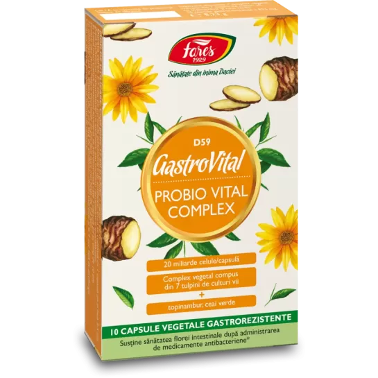 Probio vital complex, 10 capsule, D59 Fares
