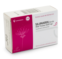 Silimarina Forte Milk Thistle, 3500mg, 30 capsule, Eurofarmaco