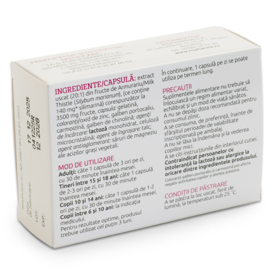 Silimarina Forte Milk Thistle, 3500mg, 30 capsule, Eurofarmaco